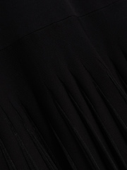 Черный - Ted Baker Suannaa Dropped Waist Knit Bodice Woven Skirt Dress - Image 5 of 5