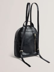 Ted Baker Black Jimliya-PU Bow Mini Backpack - Image 3 of 3