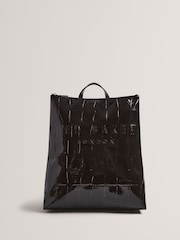 Ted Baker Croclee Icon Croc Effect Backpack - Imagen 1 de 5