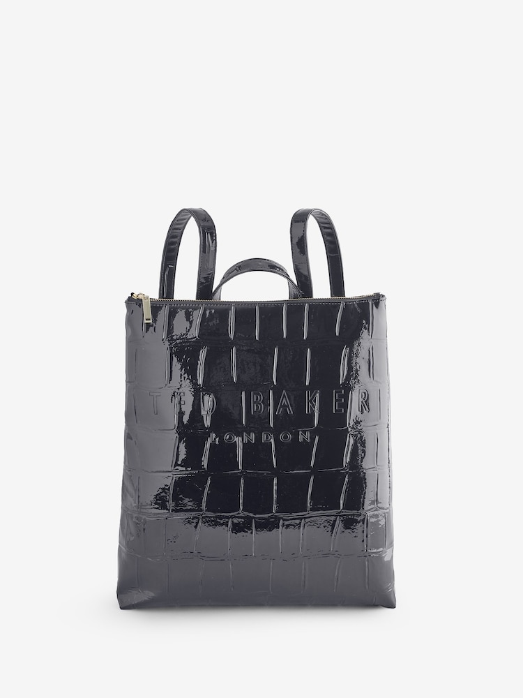 Ted Baker Croclee Icon Croc Effect Backpack - Imagen 2 de 5