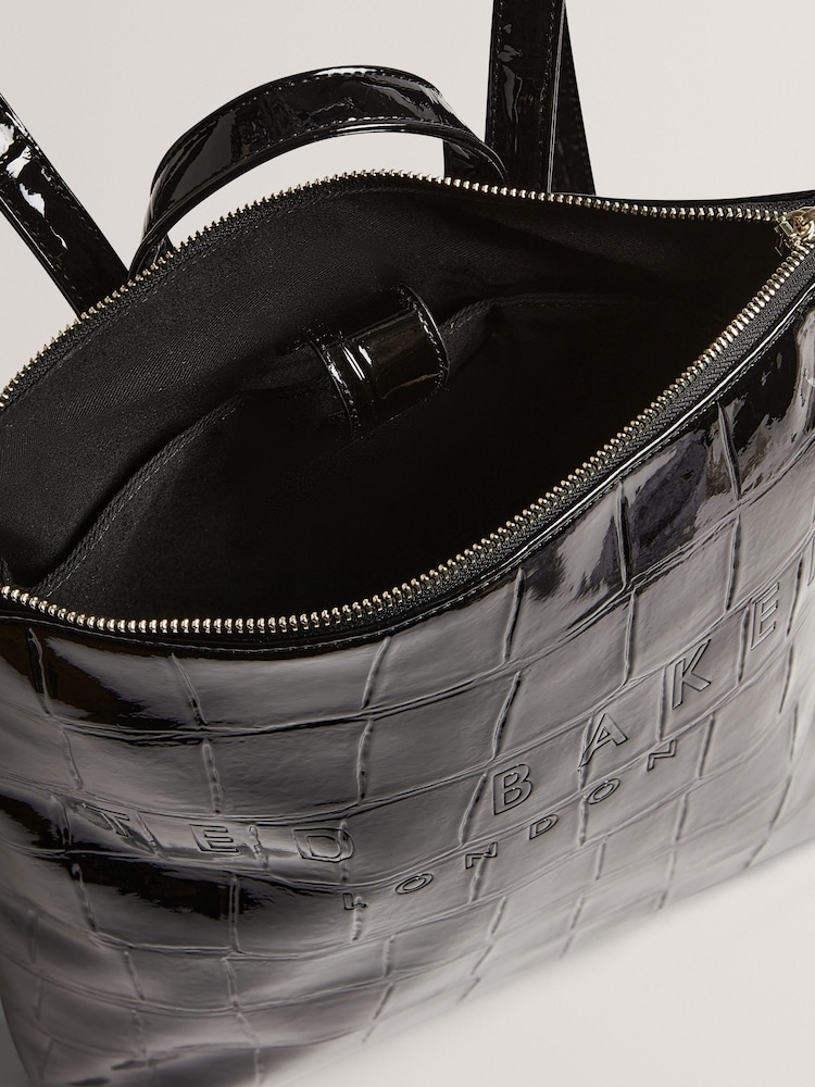 Ted Baker Croclee Icon Croc Effect Backpack - Imagen 5 de 5