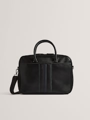Ted Baker Black Waylin House Check PU Holdall - Image 1 of 4