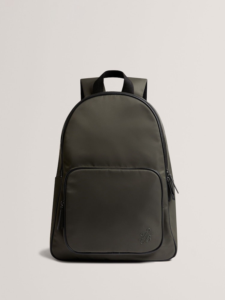 Ted Baker Green Niile Nylon Script Backpack - Image 1 of 4
