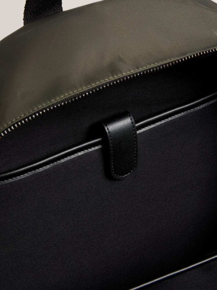 Ted Baker Green Niile Nylon Script Backpack - Image 4 of 4