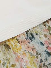 Ted Baker White Daniiaa-Pleated Skirt With Knit V-Neck Tank Top - Image 6 of 6