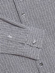 Ted Baker Black Regular Wavey Long Sleeve Geo Print Shirt - Image 6 of 6
