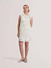 Ажурное платье мини из 100% хлопка Ted Baker Miikka - Image 1 of 5