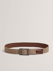 Ted Baker Brown Colummm Reversible Elastic Belt - Image 1 of 3