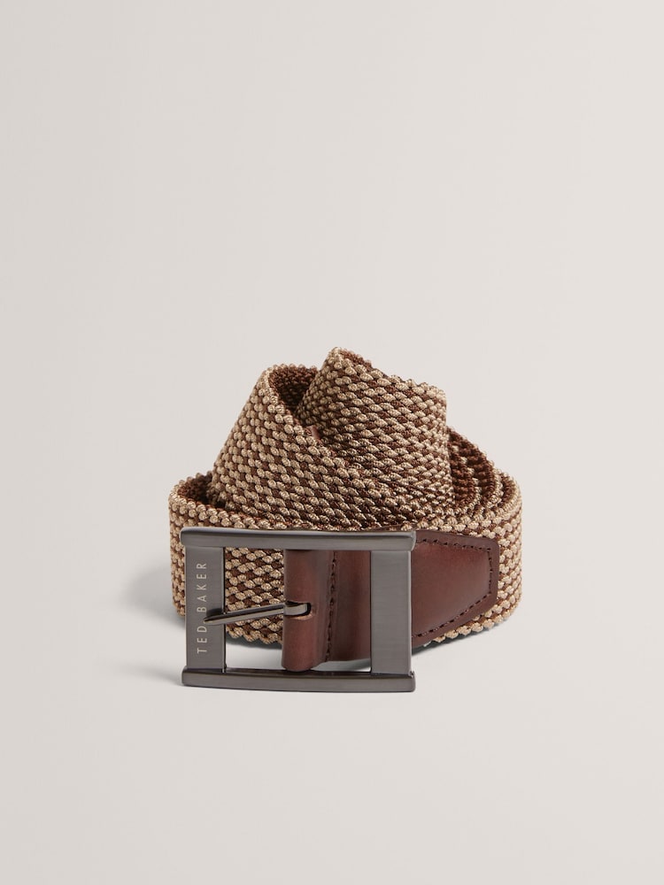 Ted Baker Brown Colummm Reversible Elastic Belt - Image 3 of 3