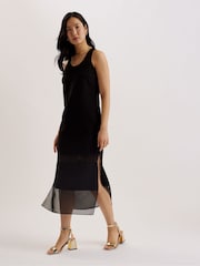 Платье миди без рукавов с вставками Ted Baker Mephora - Image 1 of 6