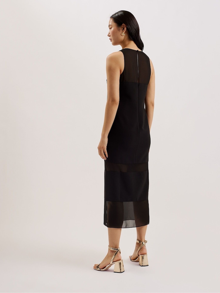 Платье миди без рукавов с вставками Ted Baker Mephora - Image 2 of 6