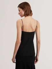 Ted Baker Black Lulea-Chiffon Insert Cami Top - Image 2 of 3