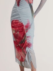 Ted Baker Boxnine-Mesh Gathered Detail Midi Dress - Bild 2 von 5