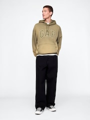Gap Green Vintage Soft Oversized Logo Hoodie - Image 3 of 5
