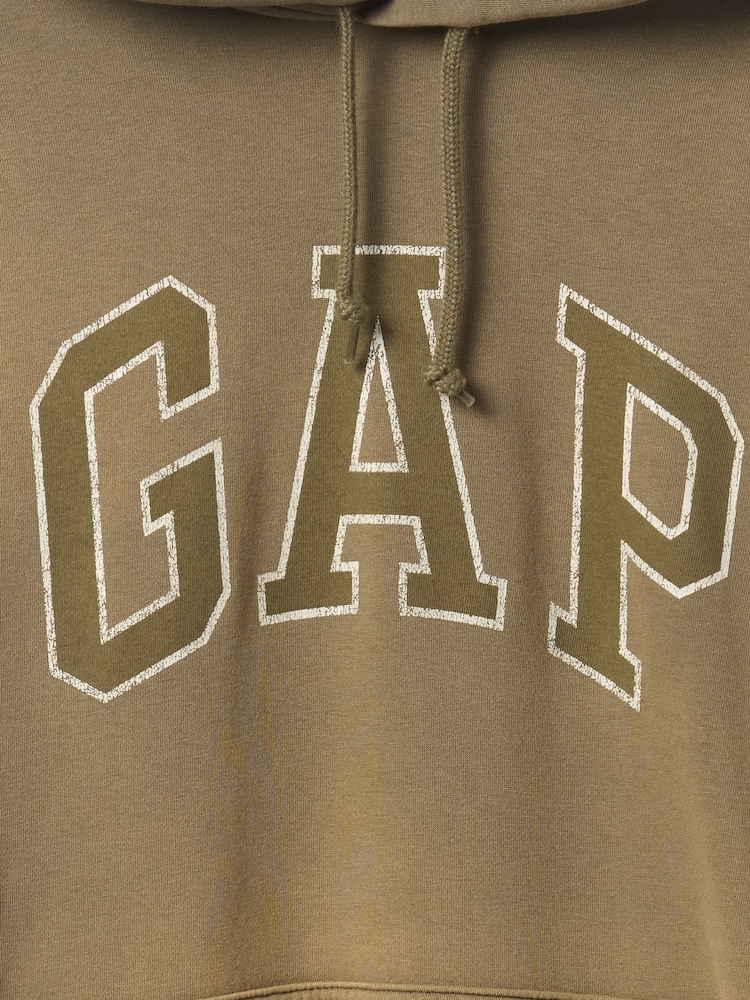 Gap Green Vintage Soft Oversized Logo Hoodie - Image 5 of 5
