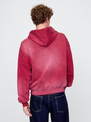 Gap Red Vintage Soft Oversized Logo Hoodie - Image 2 of 3