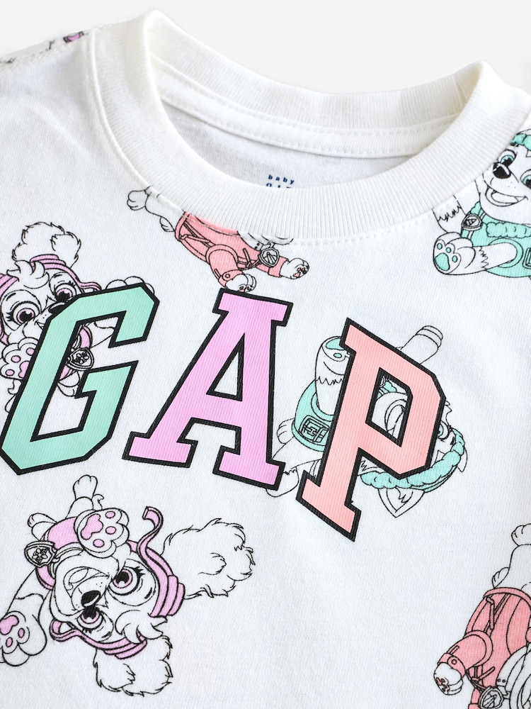 Gap White Paw Patrol Graphic T-Shirt (6mths-5yrs) - Image 3 of 4