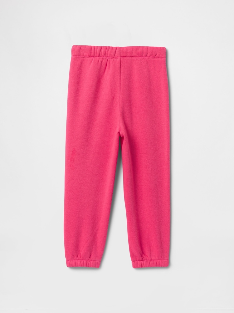 Gap Pink Logo Pull On Fleece-Lined Joggers (6mths-5yrs) - Image 2 of 3 Gap Pink Logo Pull On Fleece-Lined Joggers (6mths-5yrs) - Image 2 of 3
