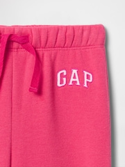 Gap Pink Logo Pull On Fleece-Lined Joggers (6mths-5yrs) - Image 3 of 3