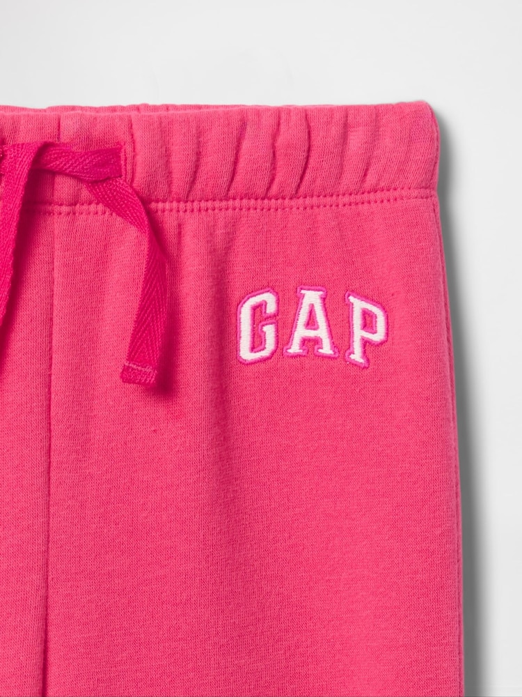 Gap Pink Logo Pull On Fleece-Lined Joggers (6mths-5yrs) - Image 3 of 3