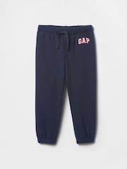 Gap Navy Blue Logo Pull On Fleece-Lined Joggers (6mths-5yrs) - Image 1 of 3