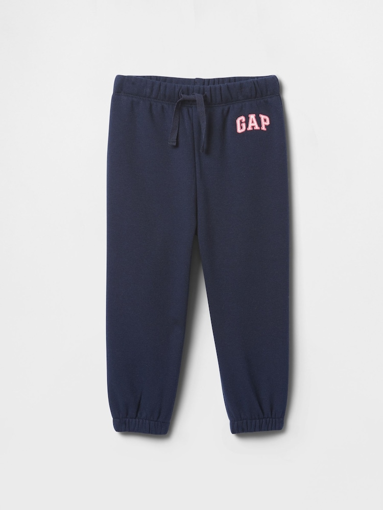 Gap Navy Blue Logo Pull On Fleece-Lined Joggers (6mths-5yrs) - Image 1 of 3