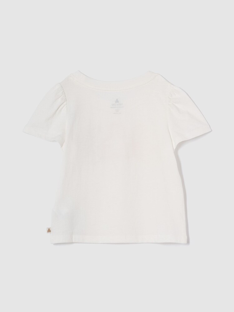 Gap White Brannan Bear Logo Short Sleeve Crew Neck T-Shirt (6mths-5yrs) - Image 2 of 3