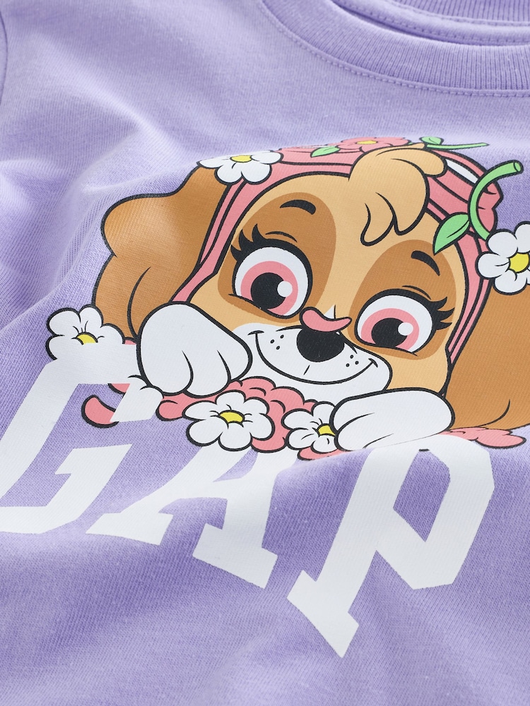 Gap Purple Skye Paw Patrol Graphic T-Shirt (6mths-5yrs) - Image 3 of 4