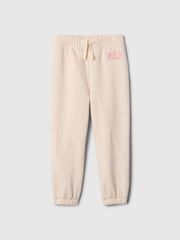 Gap Beige Logo Pull On Fleece-Lined Joggers (6mths-5yrs) - Image 1 of 3