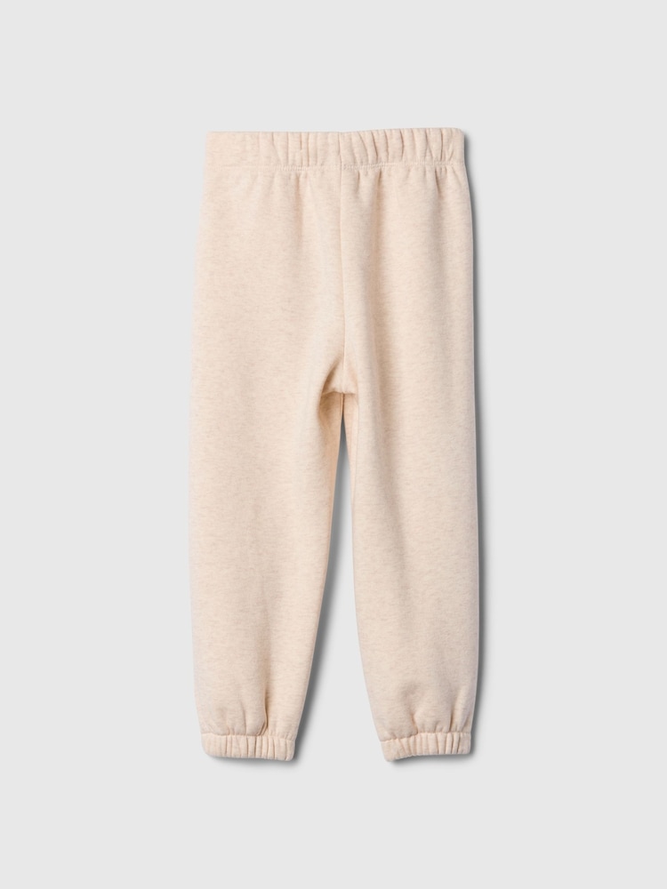 Gap Beige Logo Pull On Fleece-Lined Joggers (6mths-5yrs) - Image 2 of 3