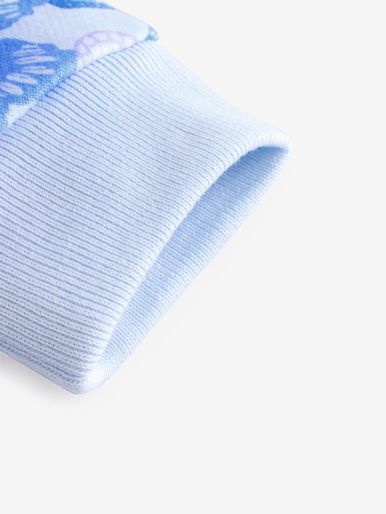 Azul con mariposa - Sudadera con capucha, forro de polar, cremallera y logotipo de Gap (6 meses - 5 años) - Imagen 5 de 5