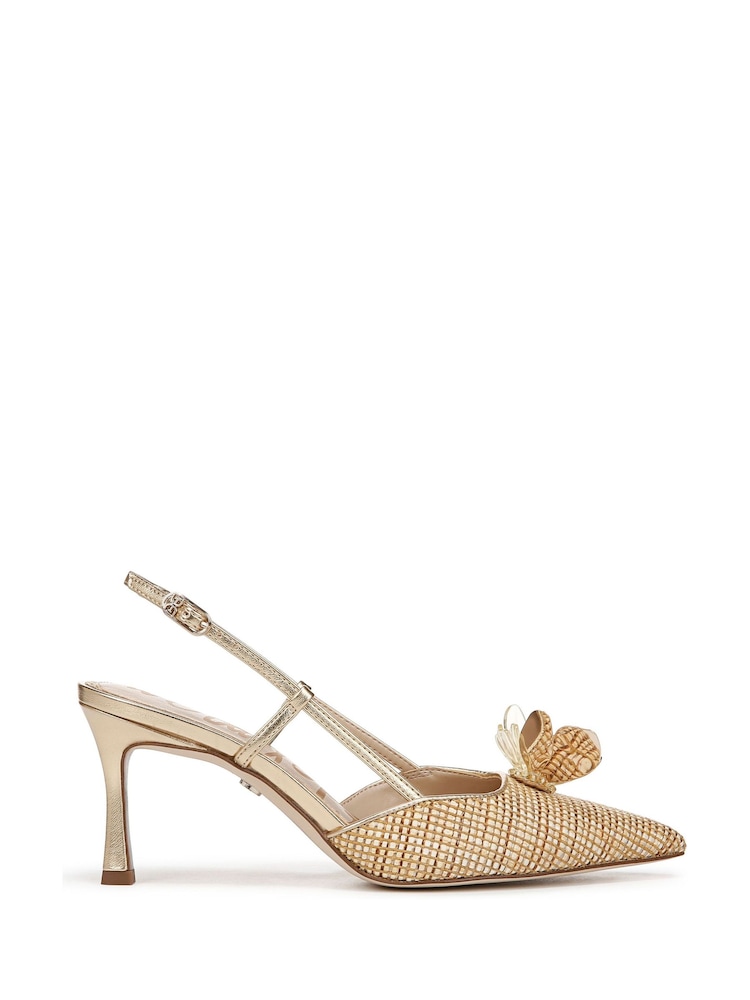 Sam Edelman Regular Fit Cream Mali Slingback Shoes - Image 2 of 8 Sam Edelman Regular Fit Cream Mali Slingback Shoes - Image 2 of 8