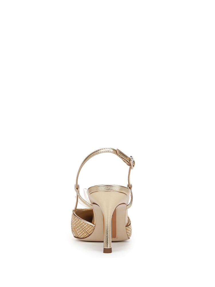 Sam Edelman Regular Fit Cream Mali Slingback Shoes - Image 6 of 8