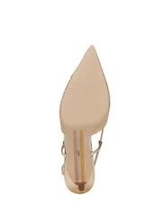 لون طبيعي - Sam Edelman Regular Fit Cream Mali Slingback Shoes - صورة 8 من 8