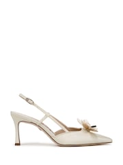 كريم - Sam Edelman Regular Fit Cream Mali Slingback Shoes - صورة 1 من 7