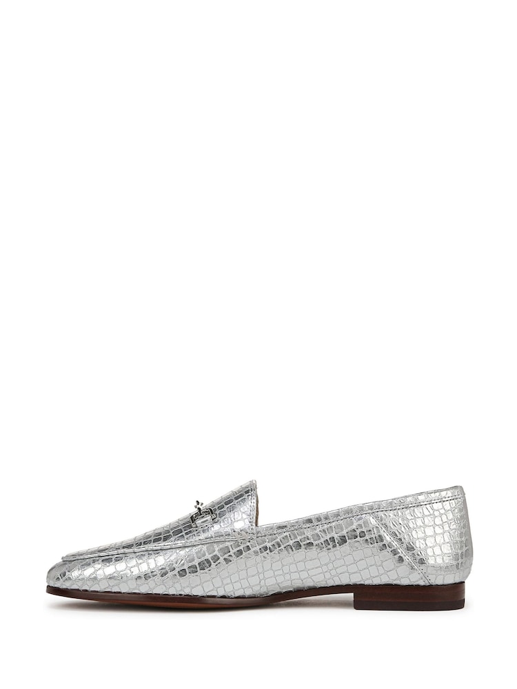 Sam Edelman Regular Fit Silver Loraine Loafers - Image 2 of 7