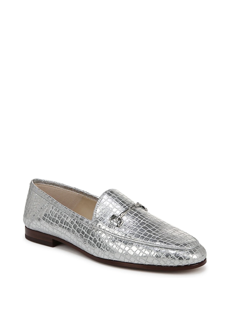 Sam Edelman Regular Fit Silver Loraine Loafers - Image 3 of 7