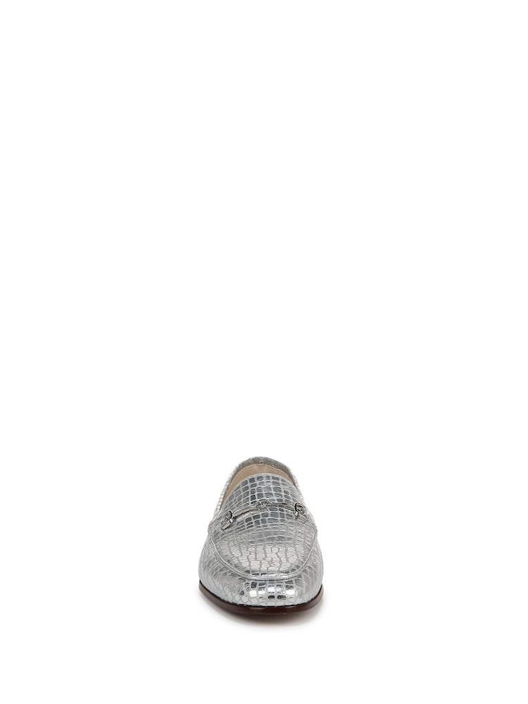 Sam Edelman Regular Fit Silver Loraine Loafers - Image 4 of 7