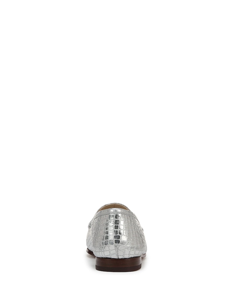 Sam Edelman Regular Fit Silver Loraine Loafers - Image 5 of 7