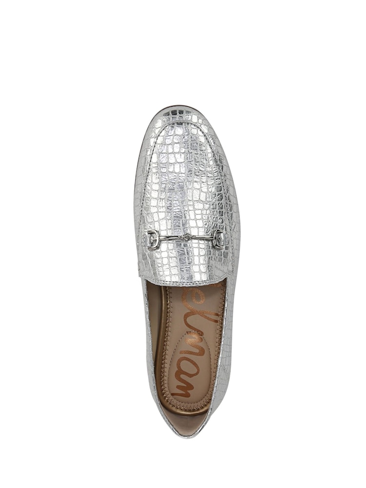 Sam Edelman Regular Fit Silver Loraine Loafers - Image 6 of 7