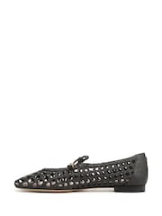 črna - Sam Edelman Circus NY Regular Fit Marcie Black Ballet Flats - Slika 2 iz 6