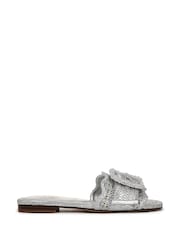 Sam Edelman Regular Fit Silver Bambi 6 Slider Sandals - Image 1 of 7