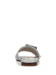 Sam Edelman Regular Fit Silver Bambi 6 Slider Sandals - Image 5 of 7