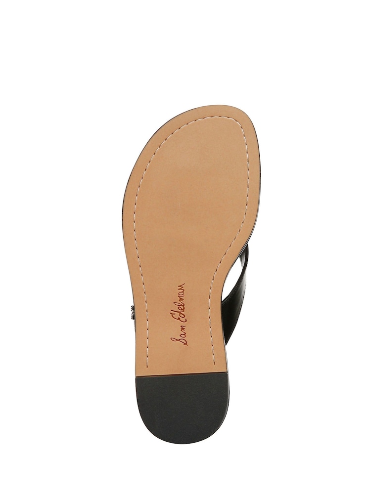 Negro - Sam Edelman Regular Fit Remi Toe Post Sandals - Imagen 6 de 6 Negro - Sam Edelman Regular Fit Remi Toe Post Sandals - Imagen 6 de 6