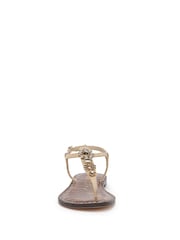 Sam Edelman Regular Fit Cream Gigi Ray T Bar Sandals - Image 3 of 6