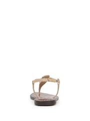 Sam Edelman Regular Fit Cream Gigi Ray T Bar Sandals - Image 4 of 6