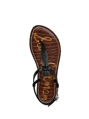 Sam Edelman Regular Fit Gigi T Bar Black Sandals - Image 6 of 7