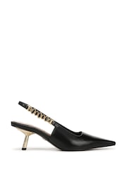Sam Edelman v standardnem kroju Baker Slingback črna čevlji - Slika 1 iz 7