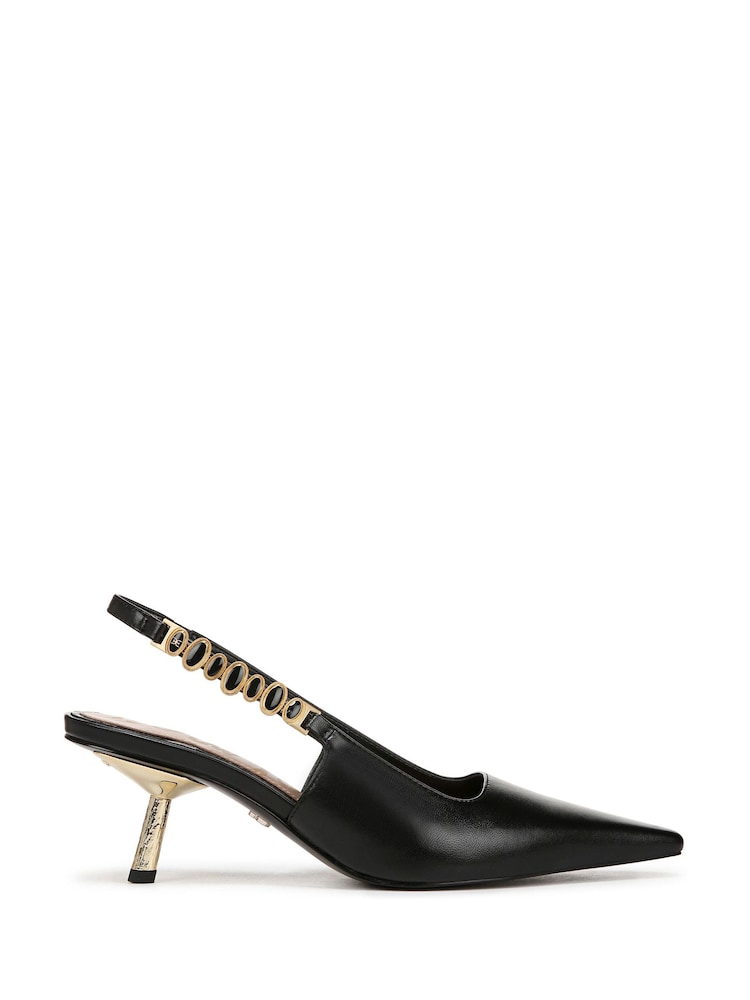 Sam Edelman v standardnem kroju Baker Slingback črna čevlji - Slika 1 iz 7