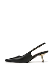 Sam Edelman v standardnem kroju Baker Slingback črna čevlji - Slika 2 iz 7